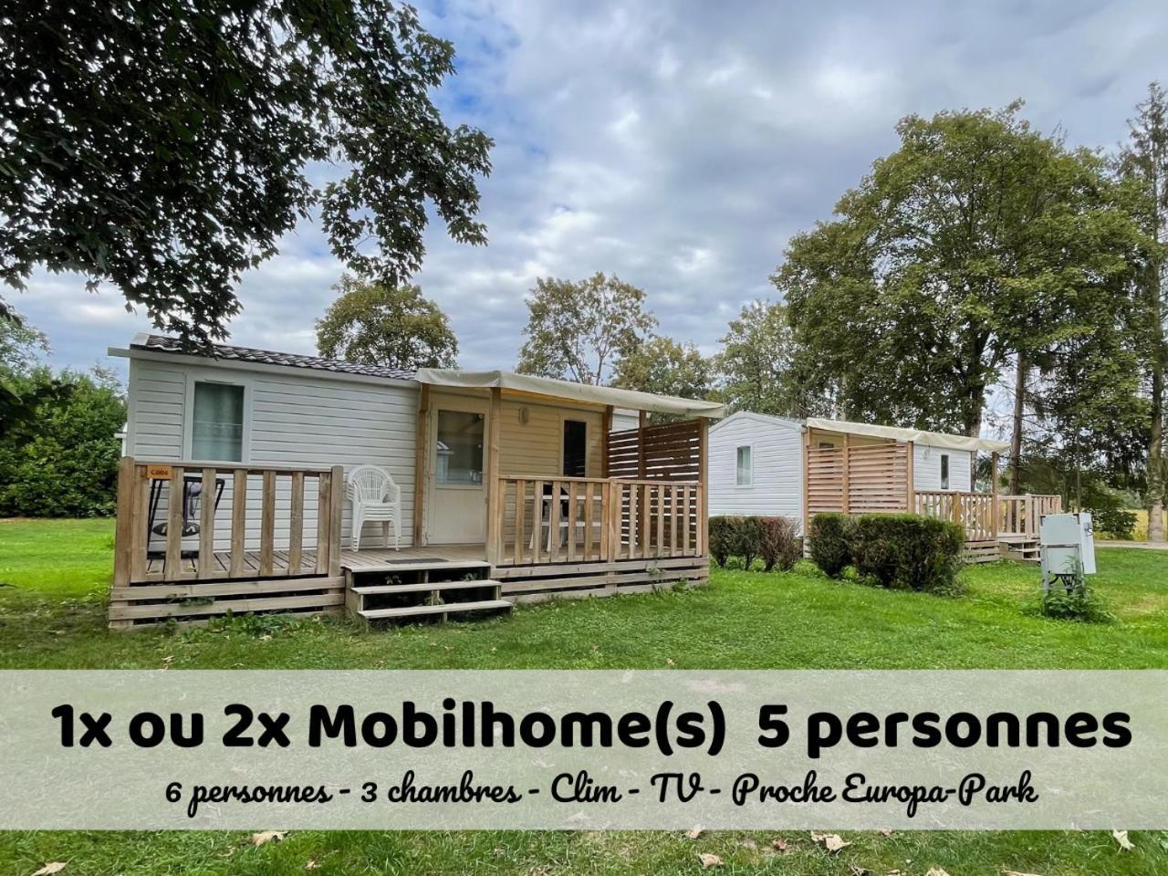 Chez Philippe Et Sylvie - 2 Bungalows Pour 5 Proche Europa-Park Boofzheim Exterior foto